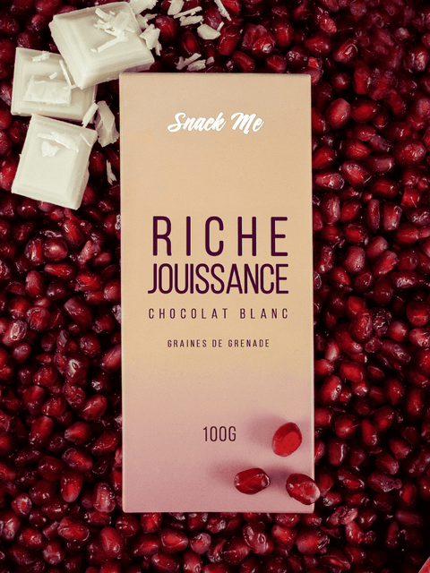 Riche jouissance - Chocolat blanc aphrodisiaque (100g)